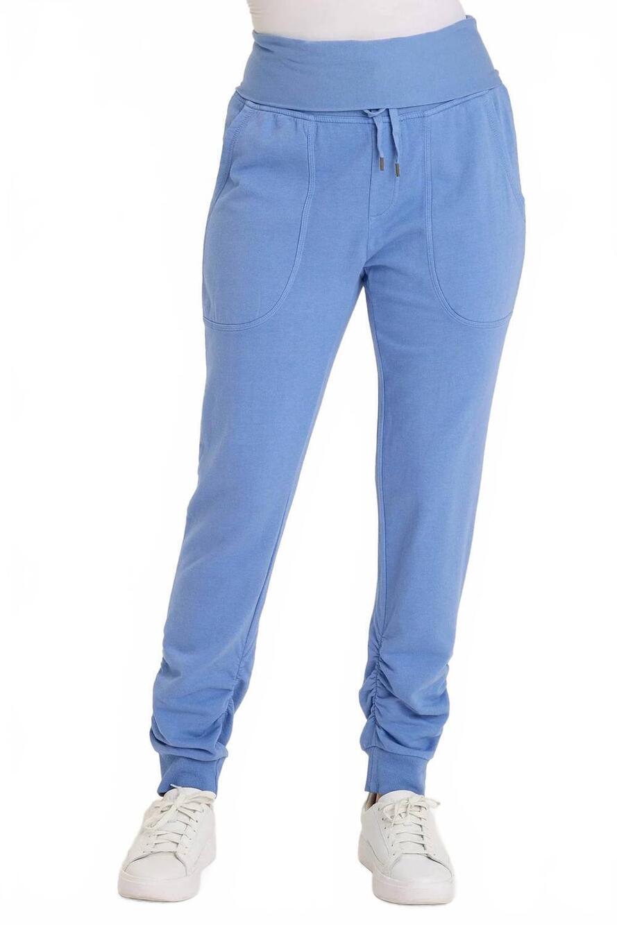 NEW WEARABLES slim leg jogger pants in cornflower blue